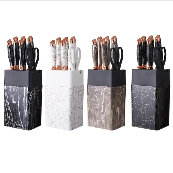 Kitchen Marble Knife Set 6