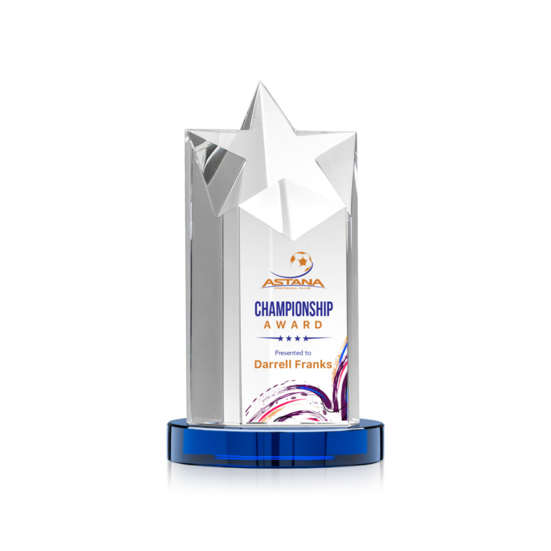 Berkeley VividPrint™ Award on Condor Base - Blue 15