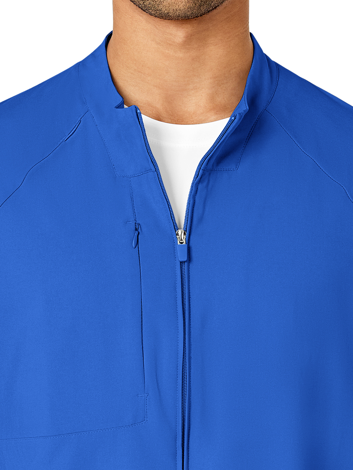 Wink - W123 - Men's Three-Pocket Zip-Front Warm-Up Jacket 2