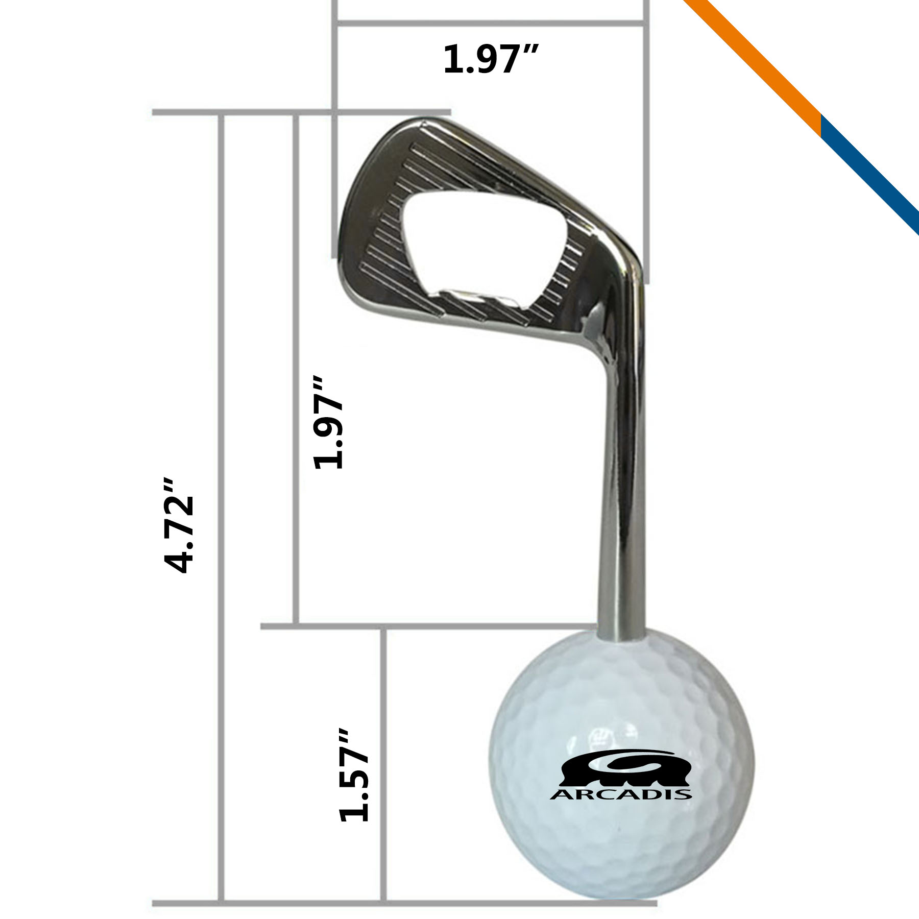 Pino Golf Bottle Opener 9