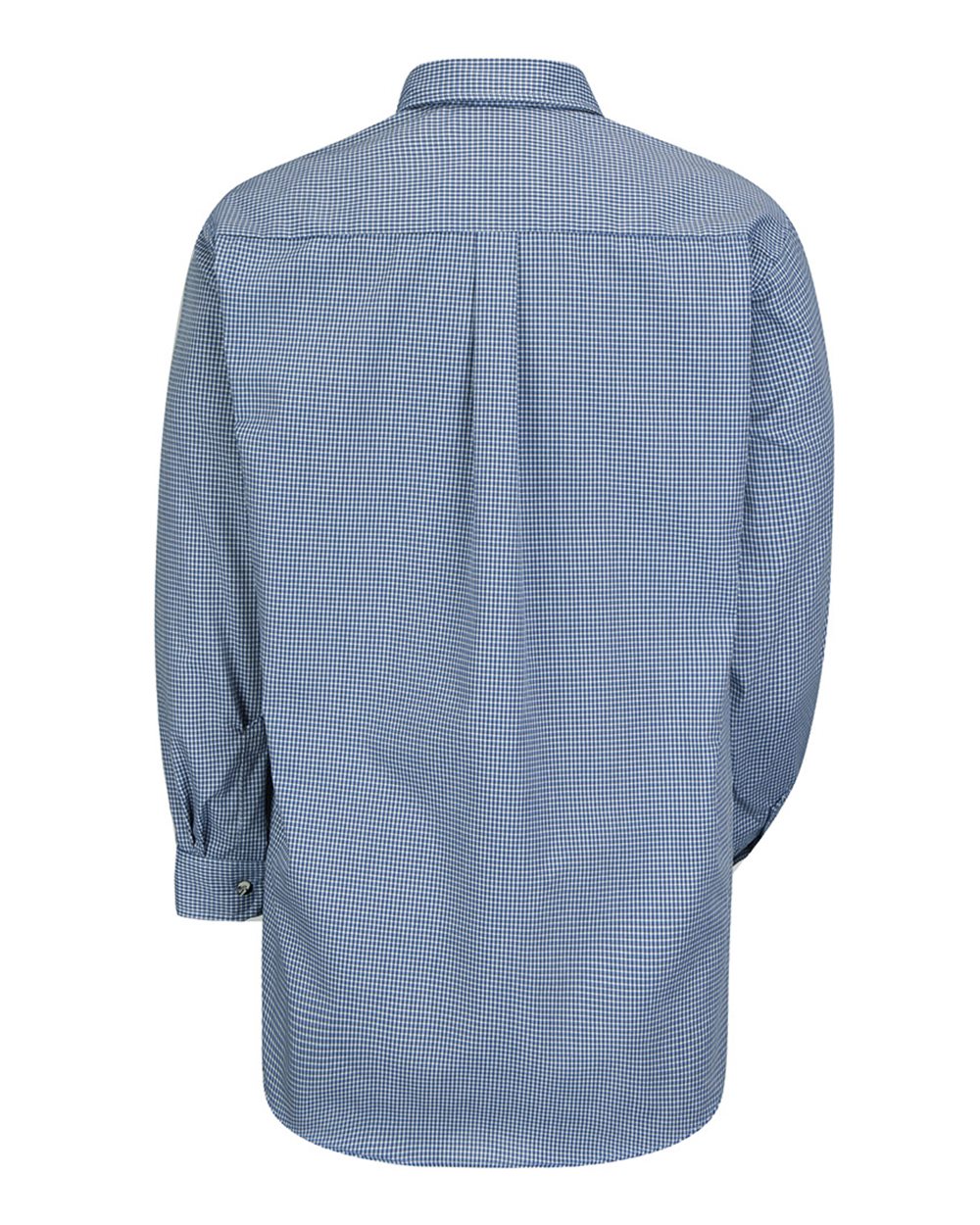 Men's Mini-Plaid Uniform Long Sleeve Shirt - SP74 6