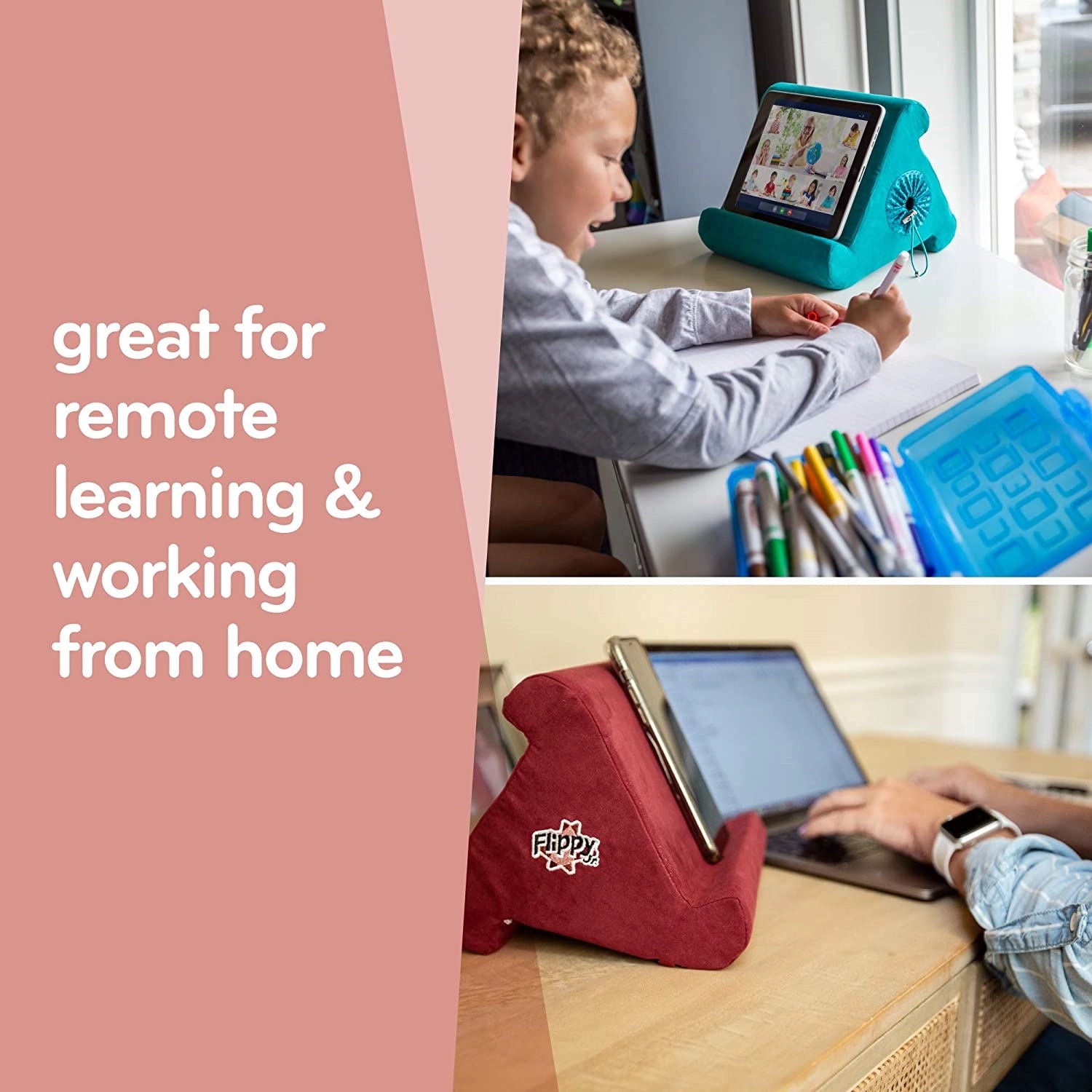 Multi-Angle Soft Pillow Lap Stand for iPads, Tablets 3