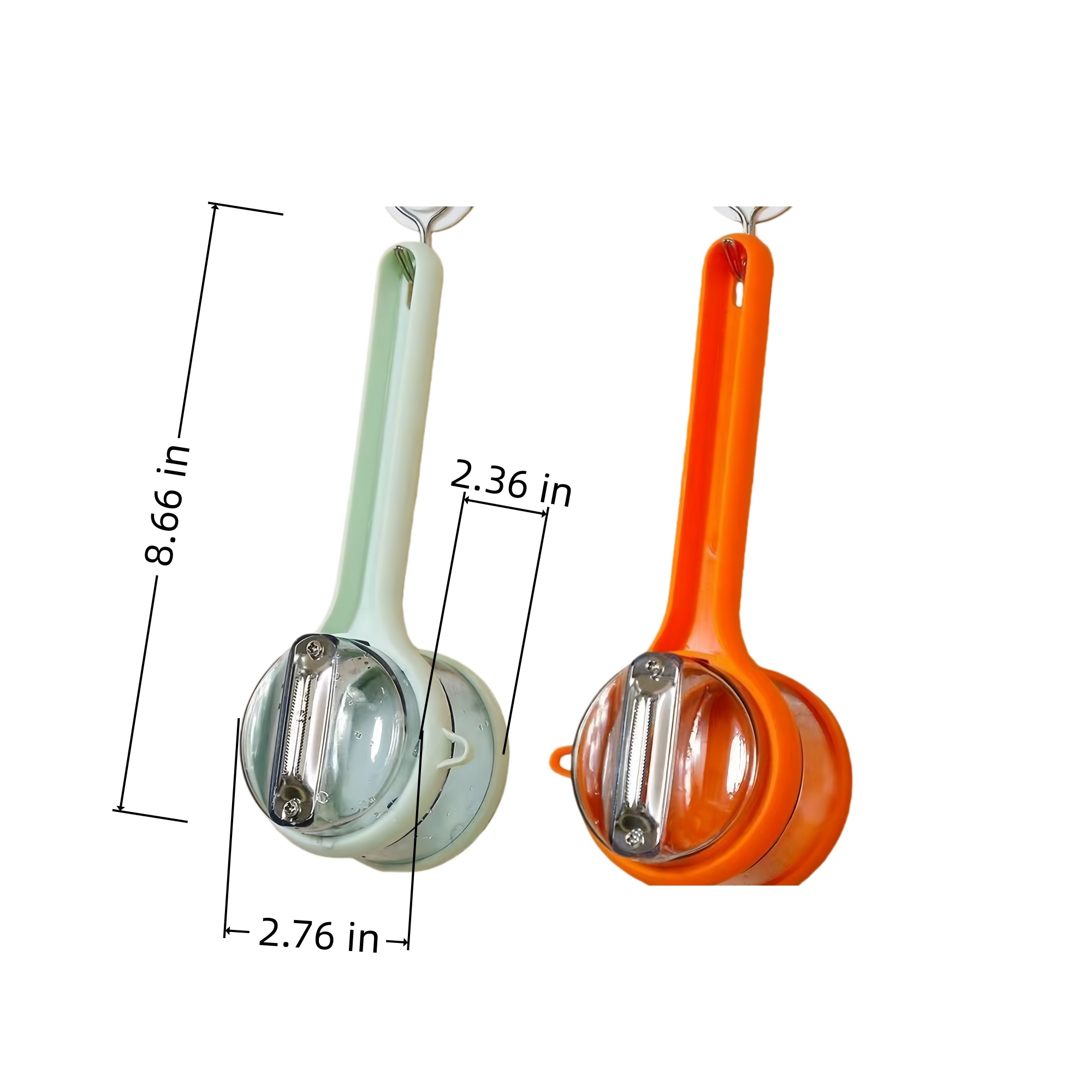 2 Way Blade Hanging Fruit Vegetable Peeler 4