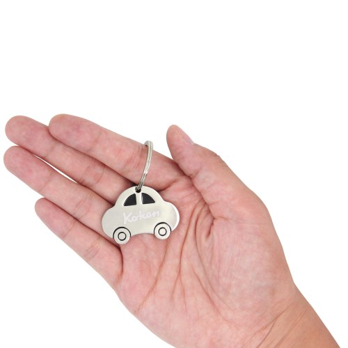 Car Shaped Metal Keychain 4