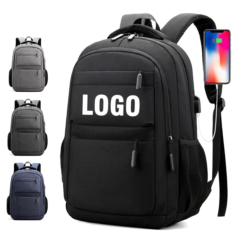 Custom Waterproof Laptop Backpack with USB Charging Port 6