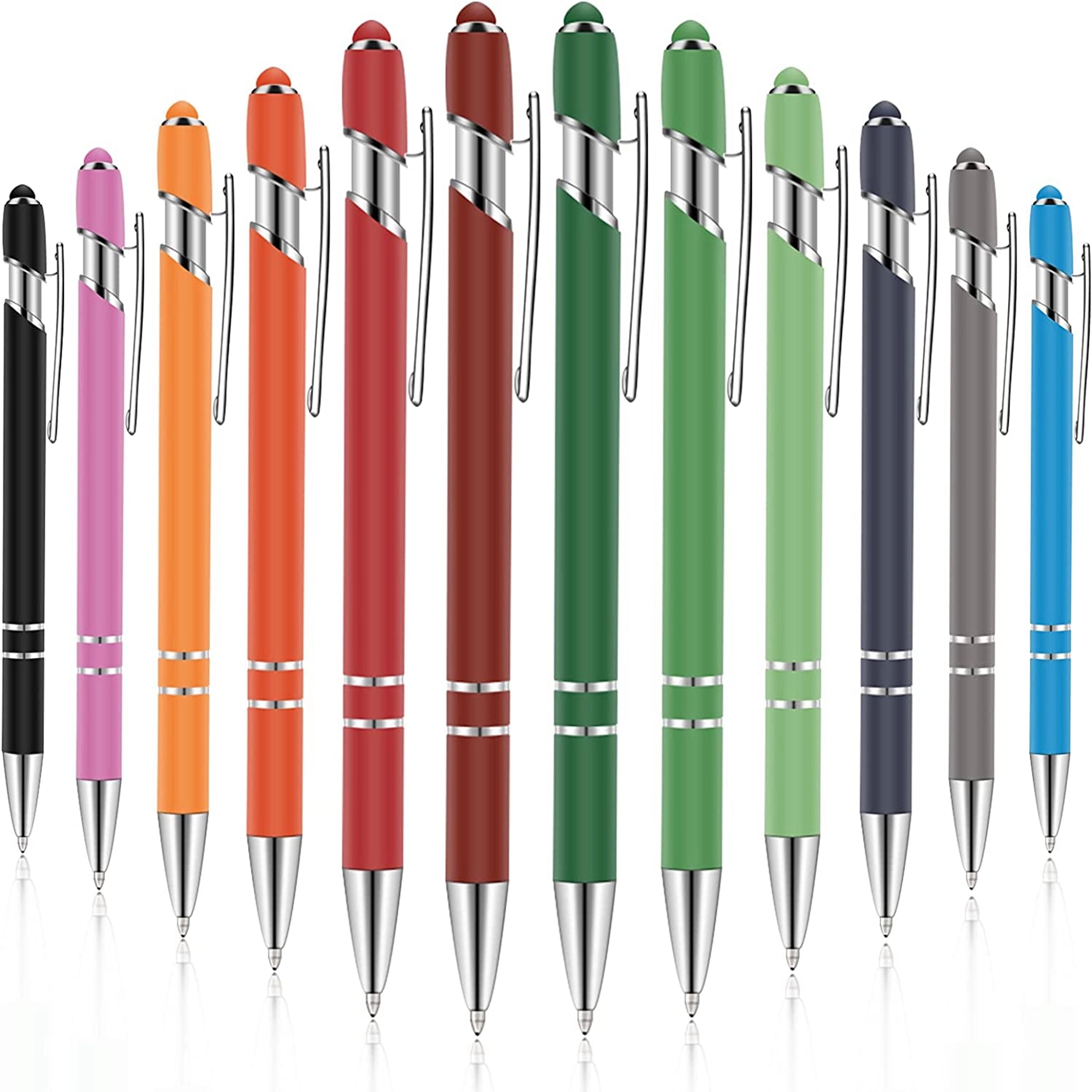 stylus retractable ballpoint pen suitable for touch screen