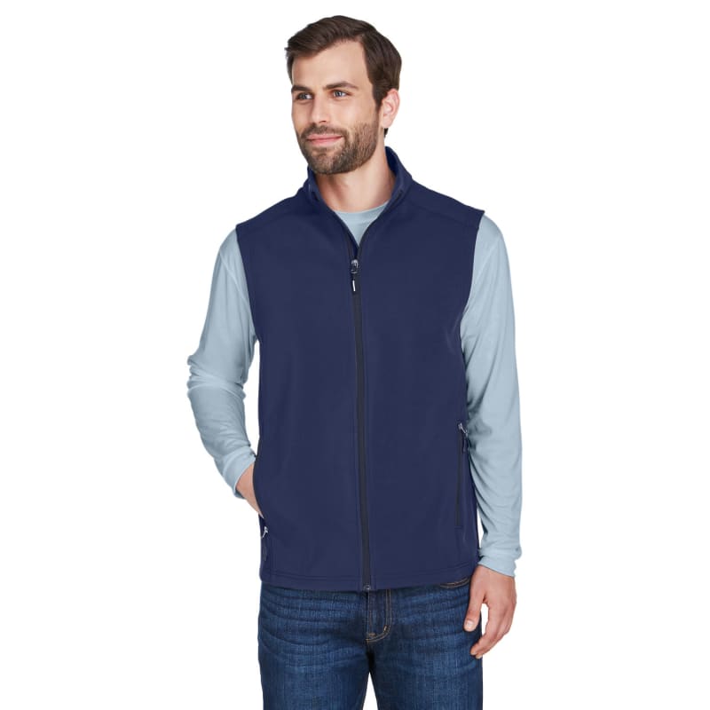 CORE365 Men's Cruise Two-Layer Fleece Bonded Soft Shell Vest 5