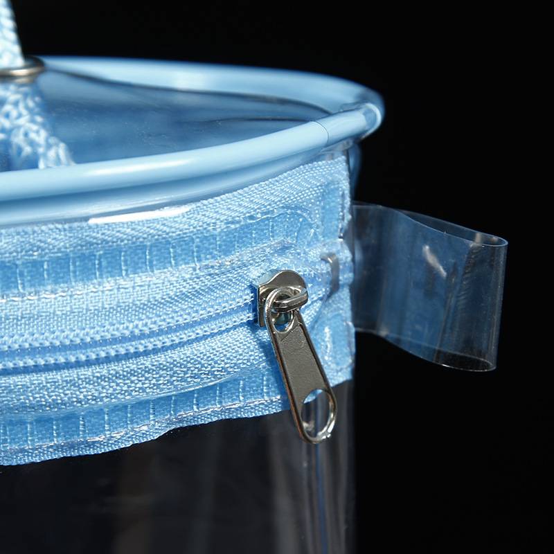 Pvc Transparent Cylindrical Waterproof Makeup Bag 3
