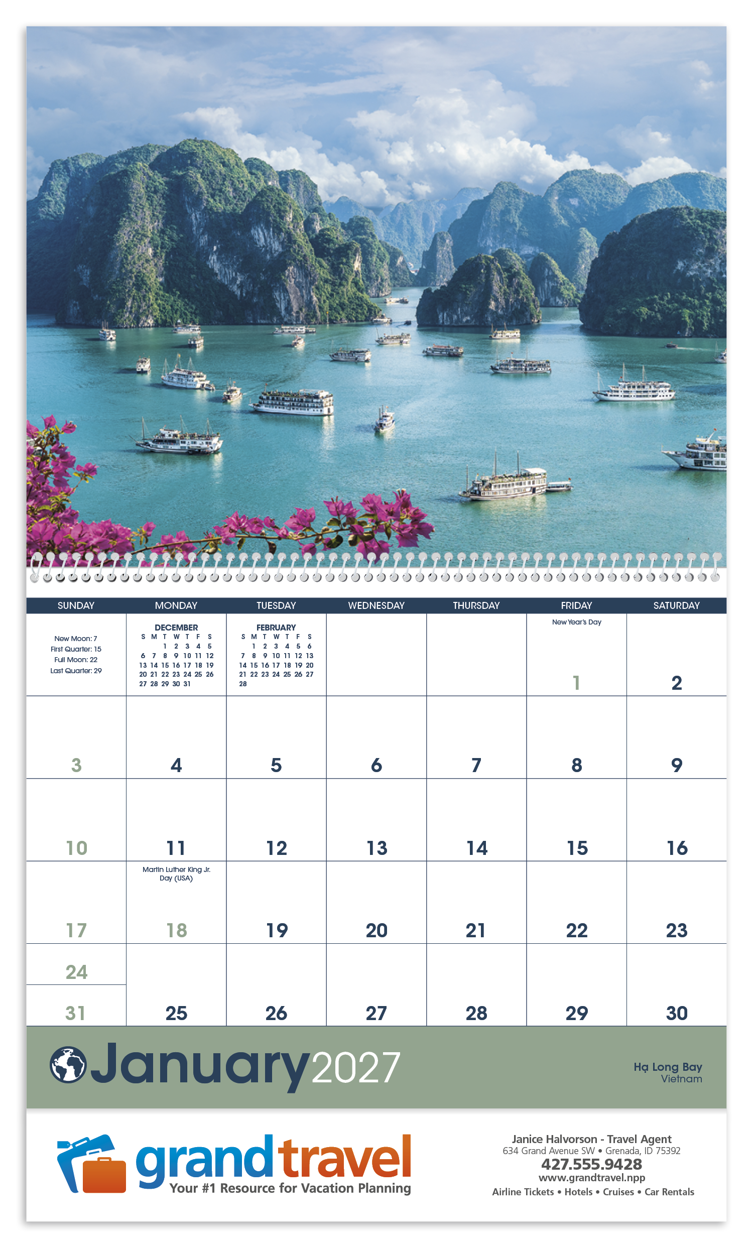 Triumph® Calendars World Scenic Calendar 81