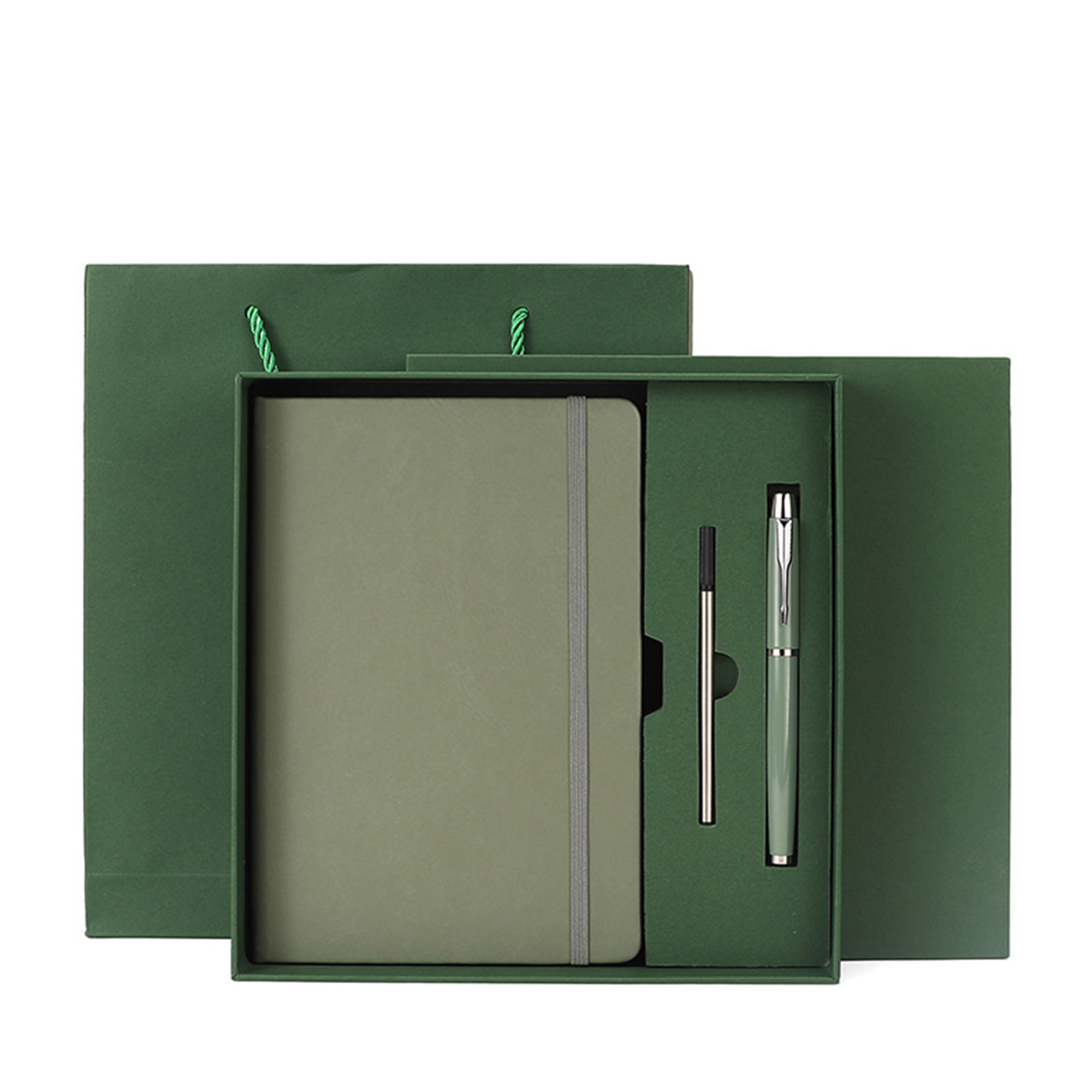 Banded Notebook With Custom Logo Space 9