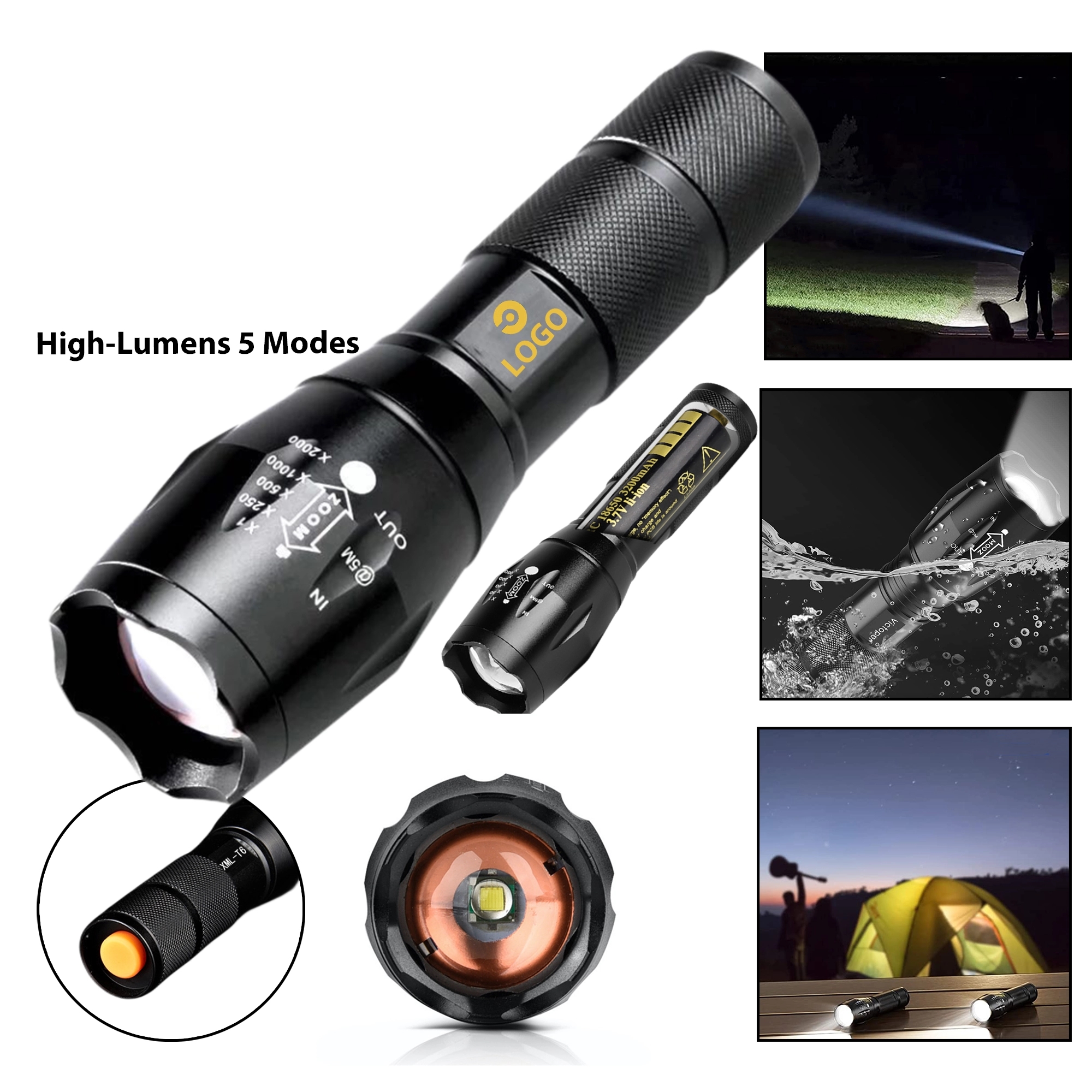 Tactical Flashlights with High Lumens 1