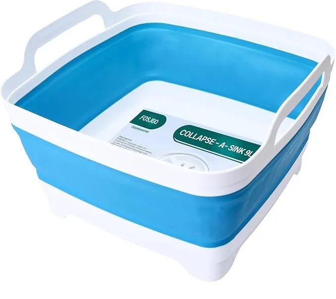 Collapsible Dish Basin with Drain Plug 3