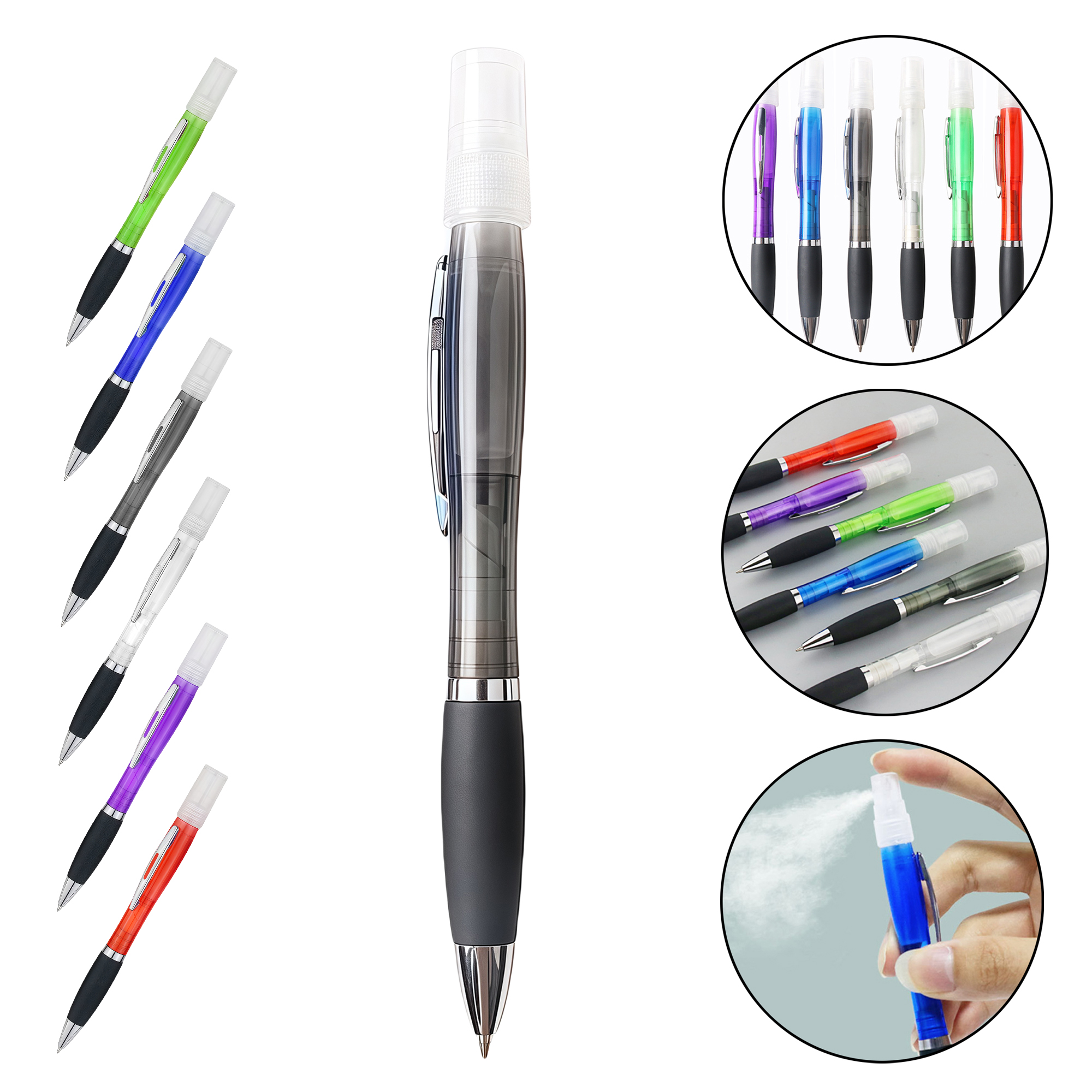 Portable Spray Pen for Hand Sanitizer Refillable Dual-Use Writing and Disinfection Tool for Office 7