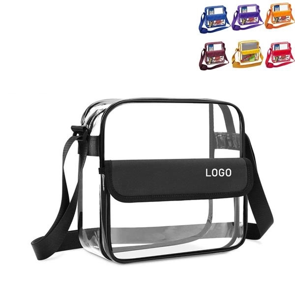 Clear Crossbody Messenger Shoulder Bag