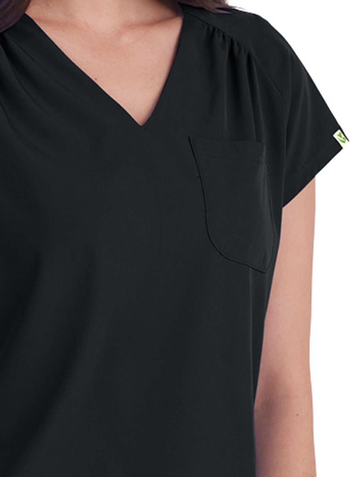 koi - Planet koi - Women's One-Pocket Heart-Shaped Neckline Eco-Friendly Kailani Top 26