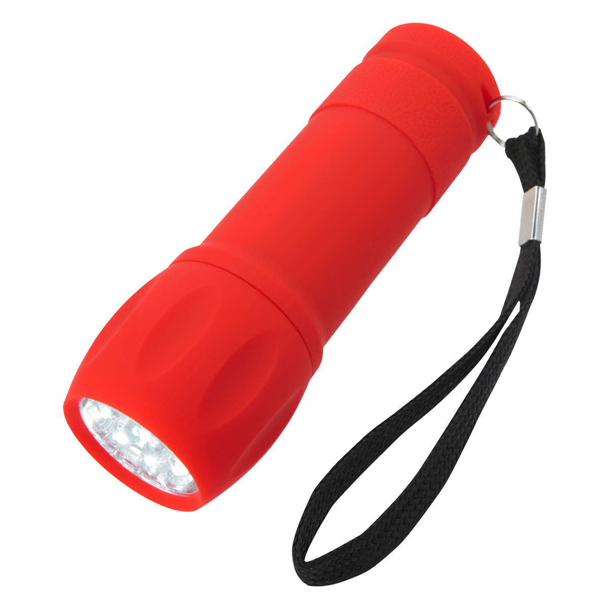 Rubberized Torch Light With Strap 7