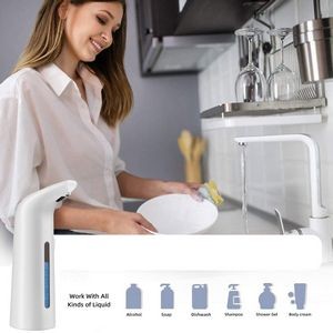 White Auto Sanitizer Dispenser 10