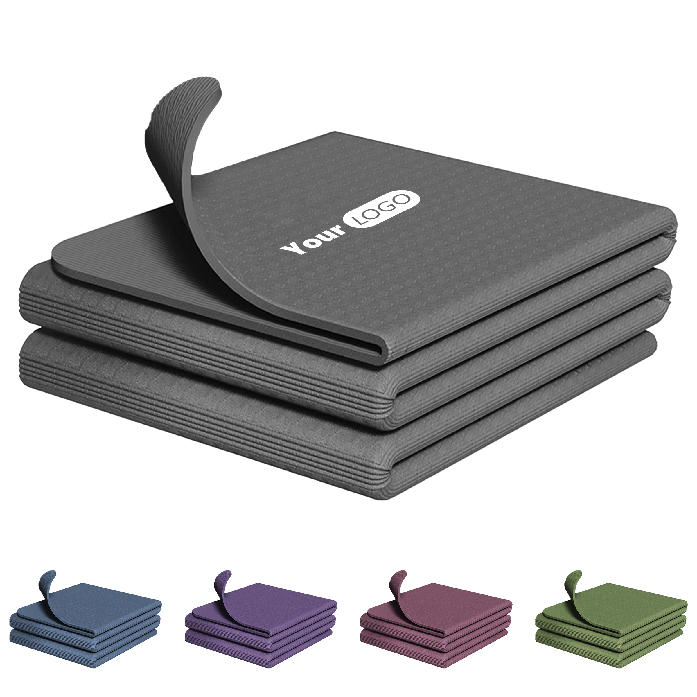 Tpe Durable Foldable Yoga Mat For Compact Convenience 1