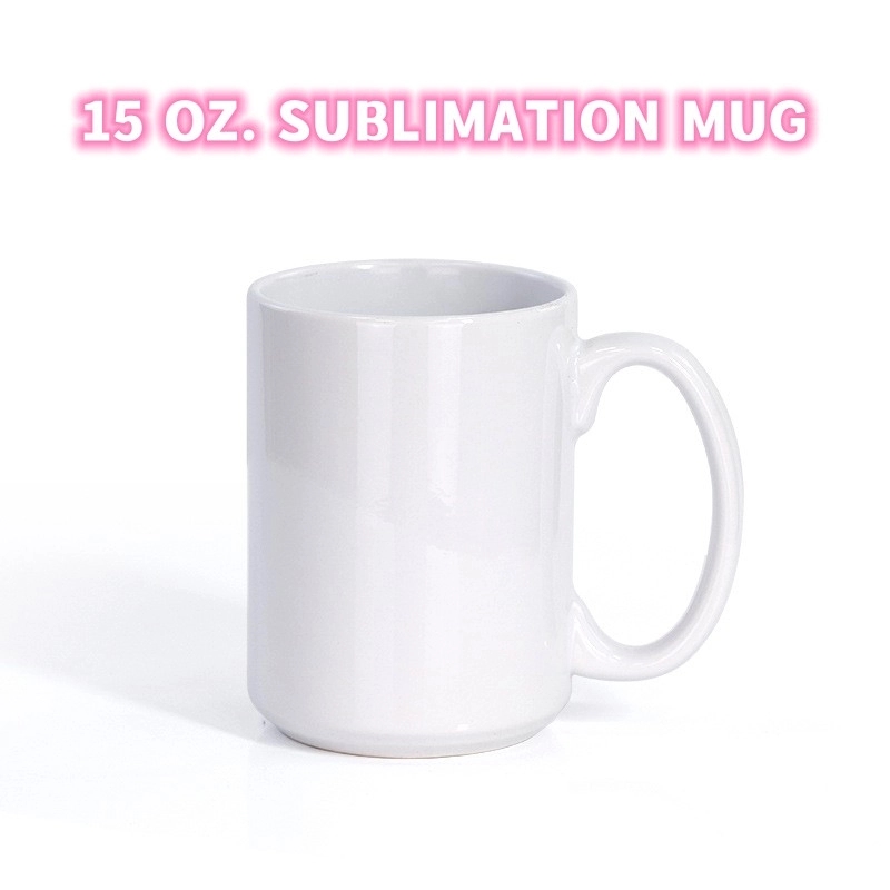 Full Color Sublimated 15 oz. Ceramic Coffee Mug 4