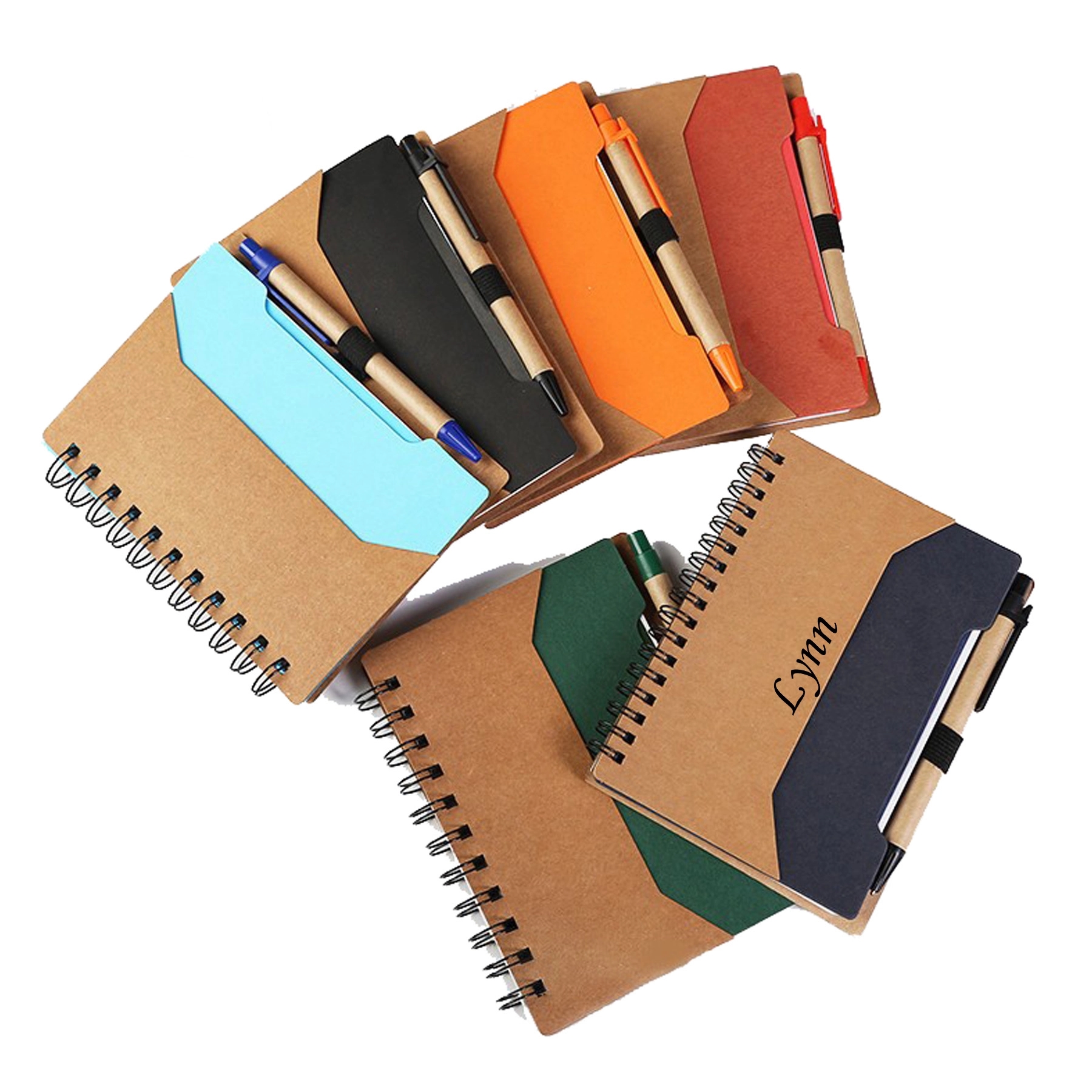 Spiral Bound Notebook w/ Pen 2