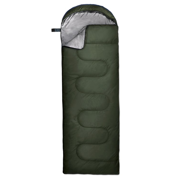 Deluxe Sleeping Bags - Green 71" x 30" 1