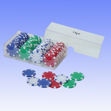 100 PCS OF COMPOSITE CLAY  PORKER CHIPS 2