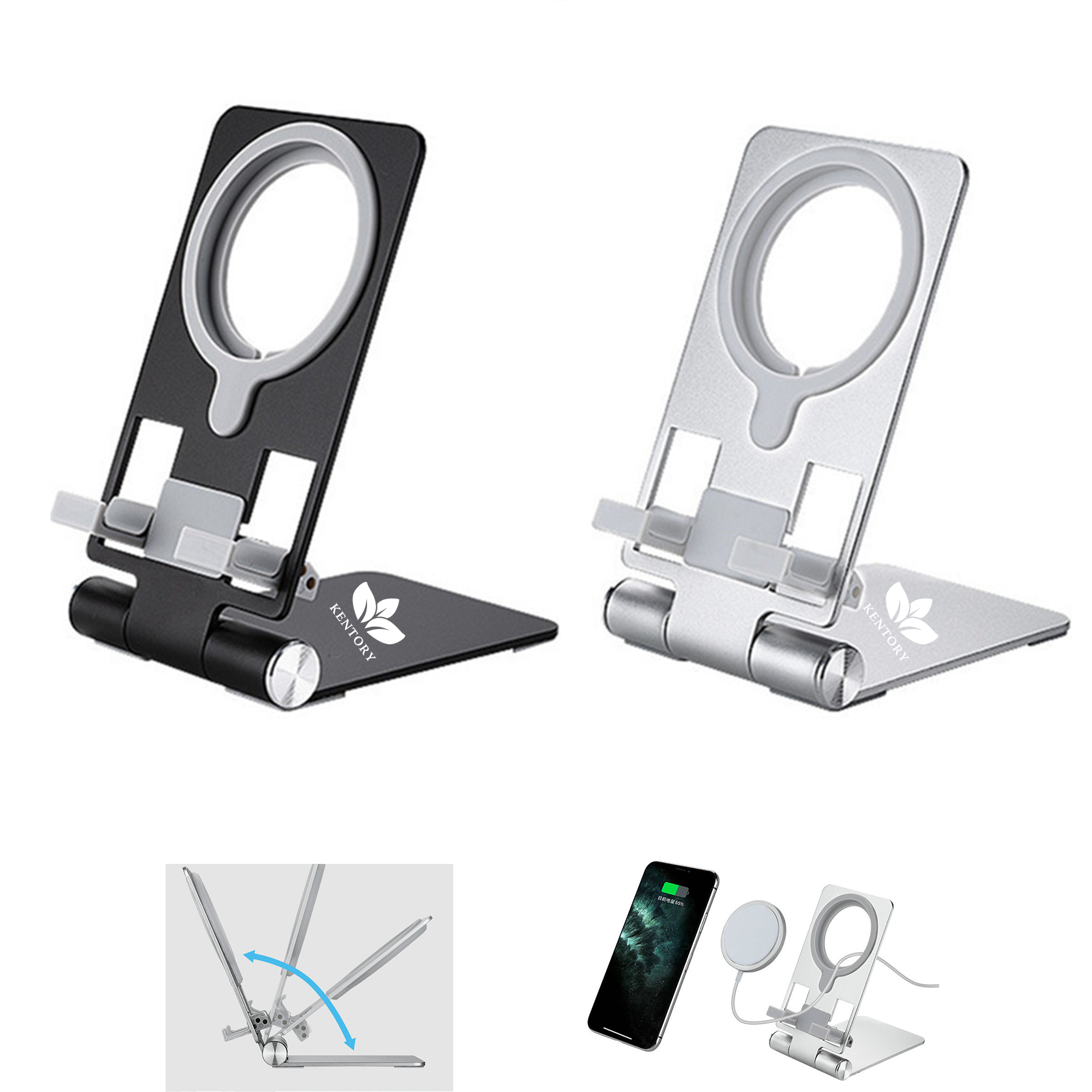 Foldable Phone Holder For Desktop 3