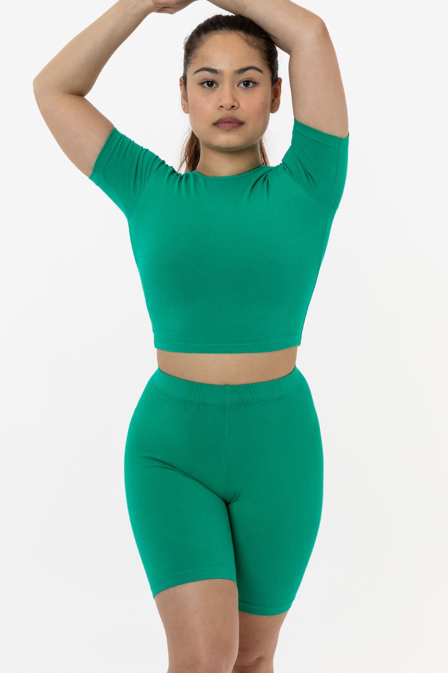 CTN SPNDX S/S CREW CROP TOP 11