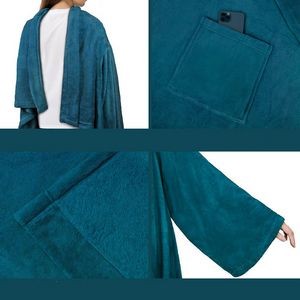 Fleece Blanket with Sleeves TV Blanket 3