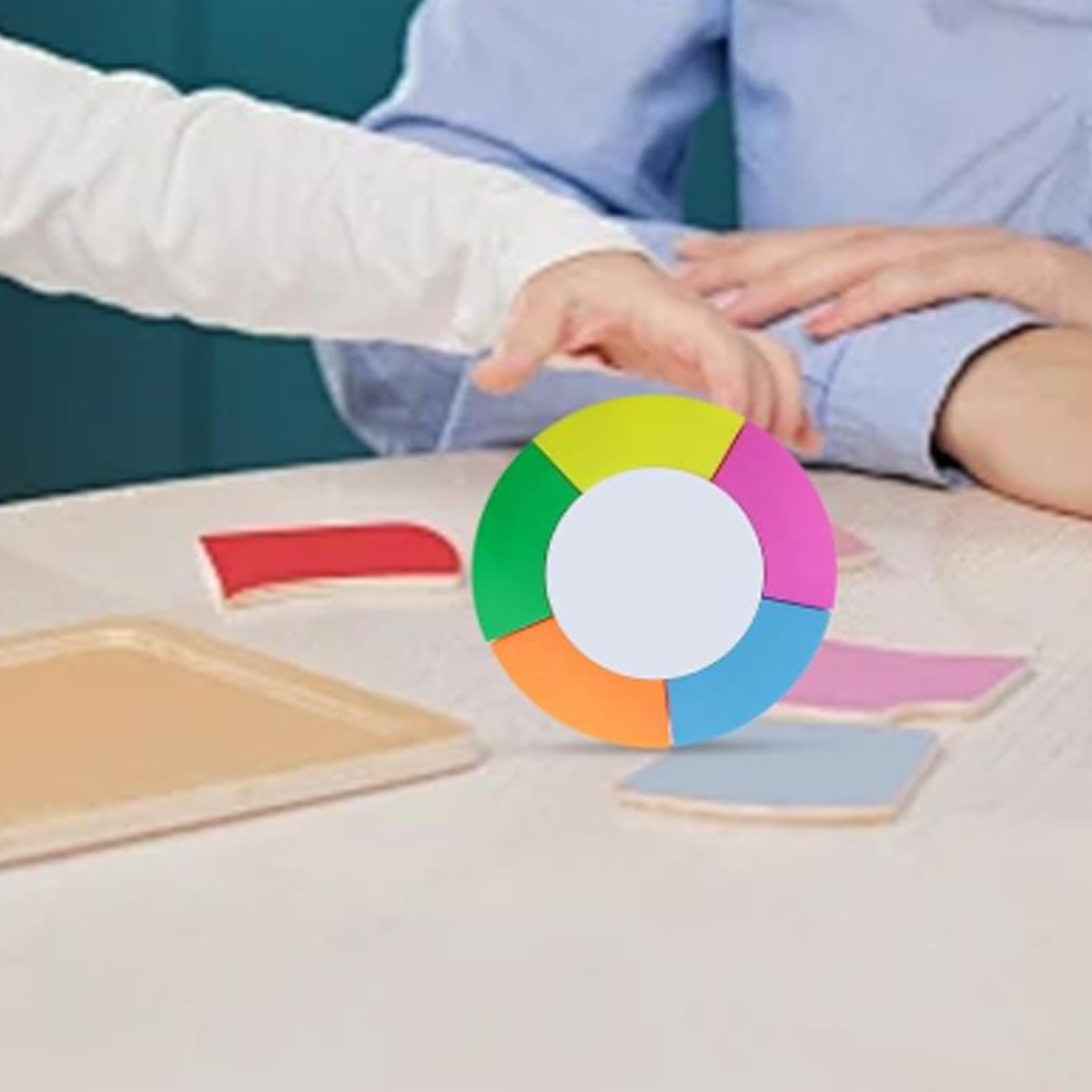 Flower Shaped 5 Color Highlighter Marker 5