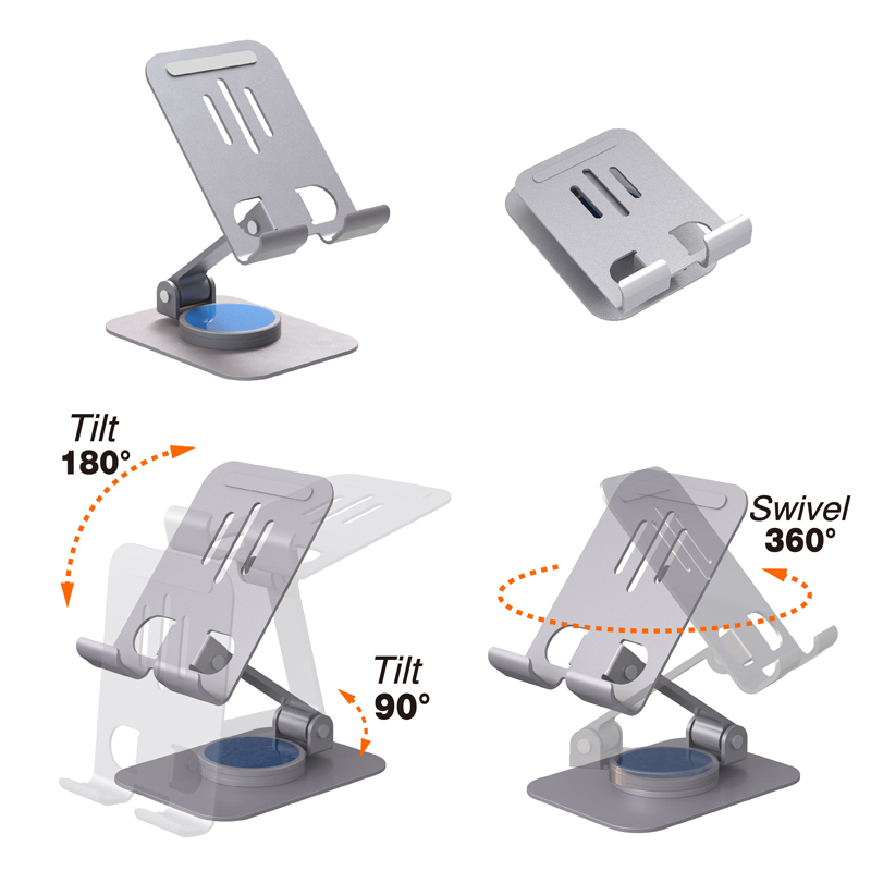360 Degree Rotating Base Phone Holder Stand 8
