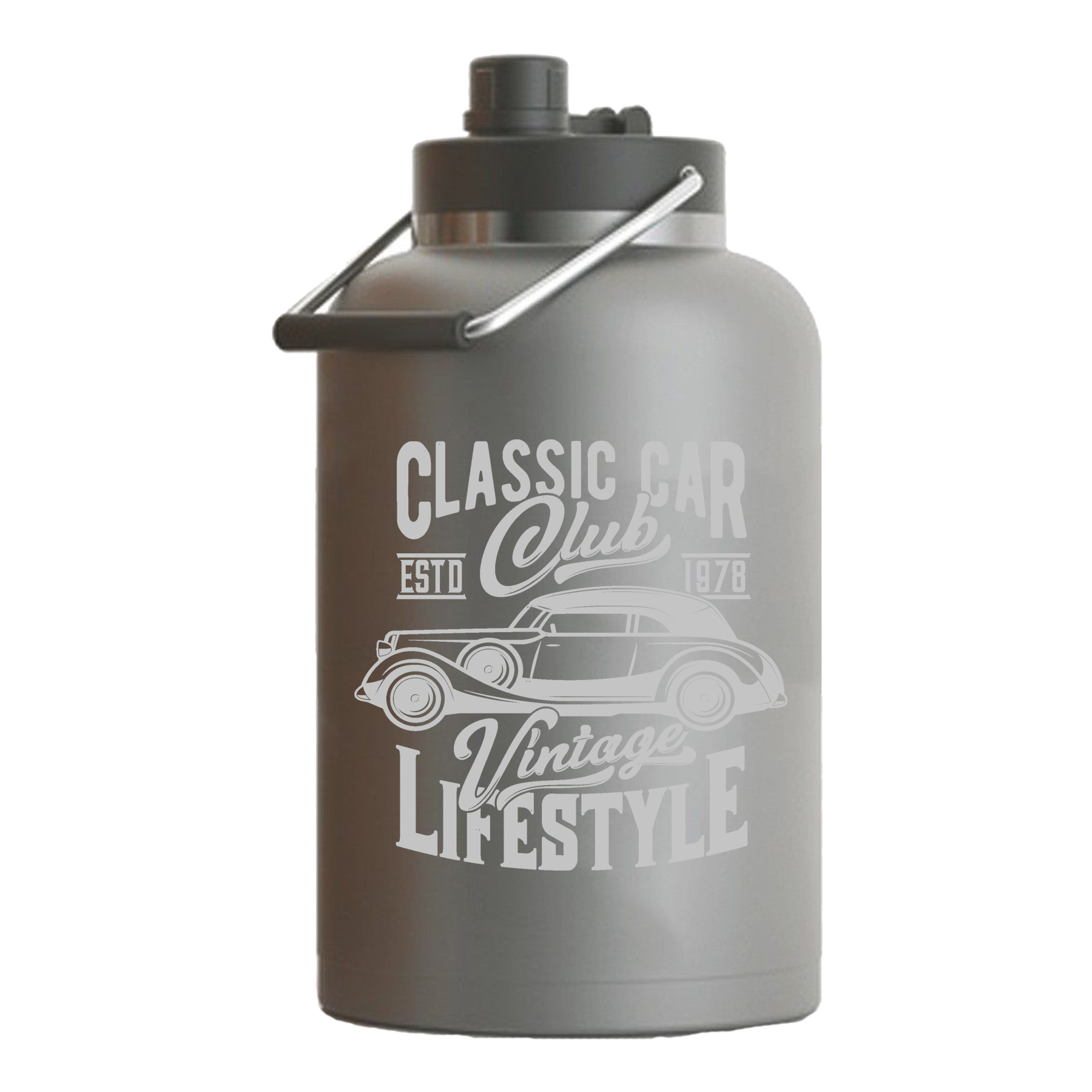 RTIC One Gallon Ringed Stainless Steel Jug 13