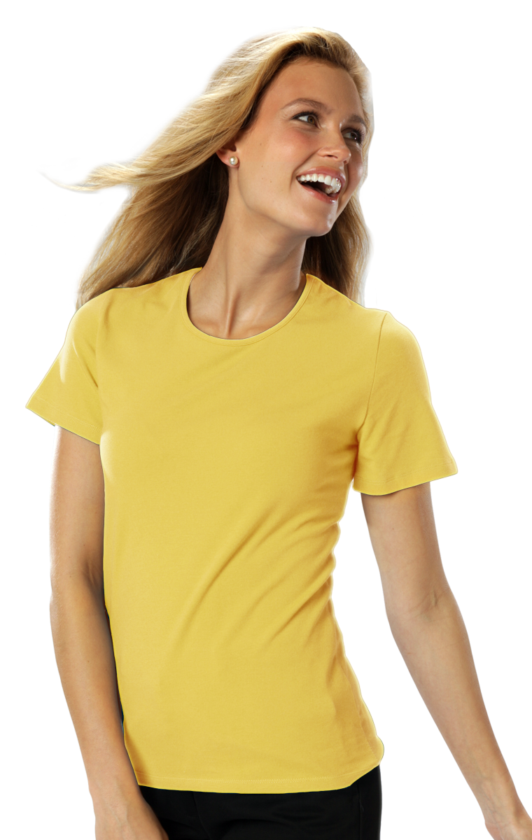 Ladies' S/S Jewelneck Tee 17