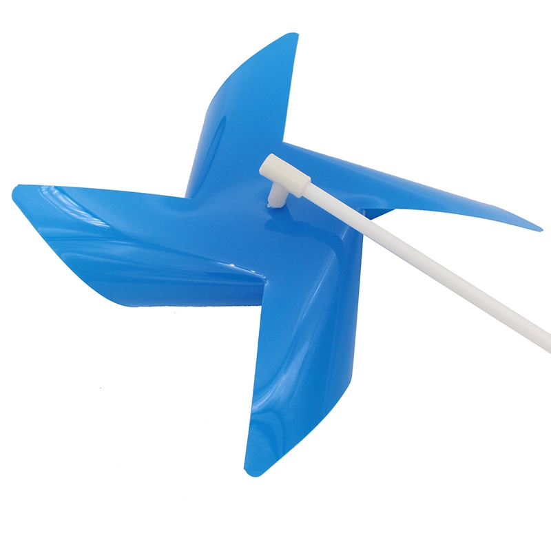 4 Leaves Plastic Windmill With Stick 4