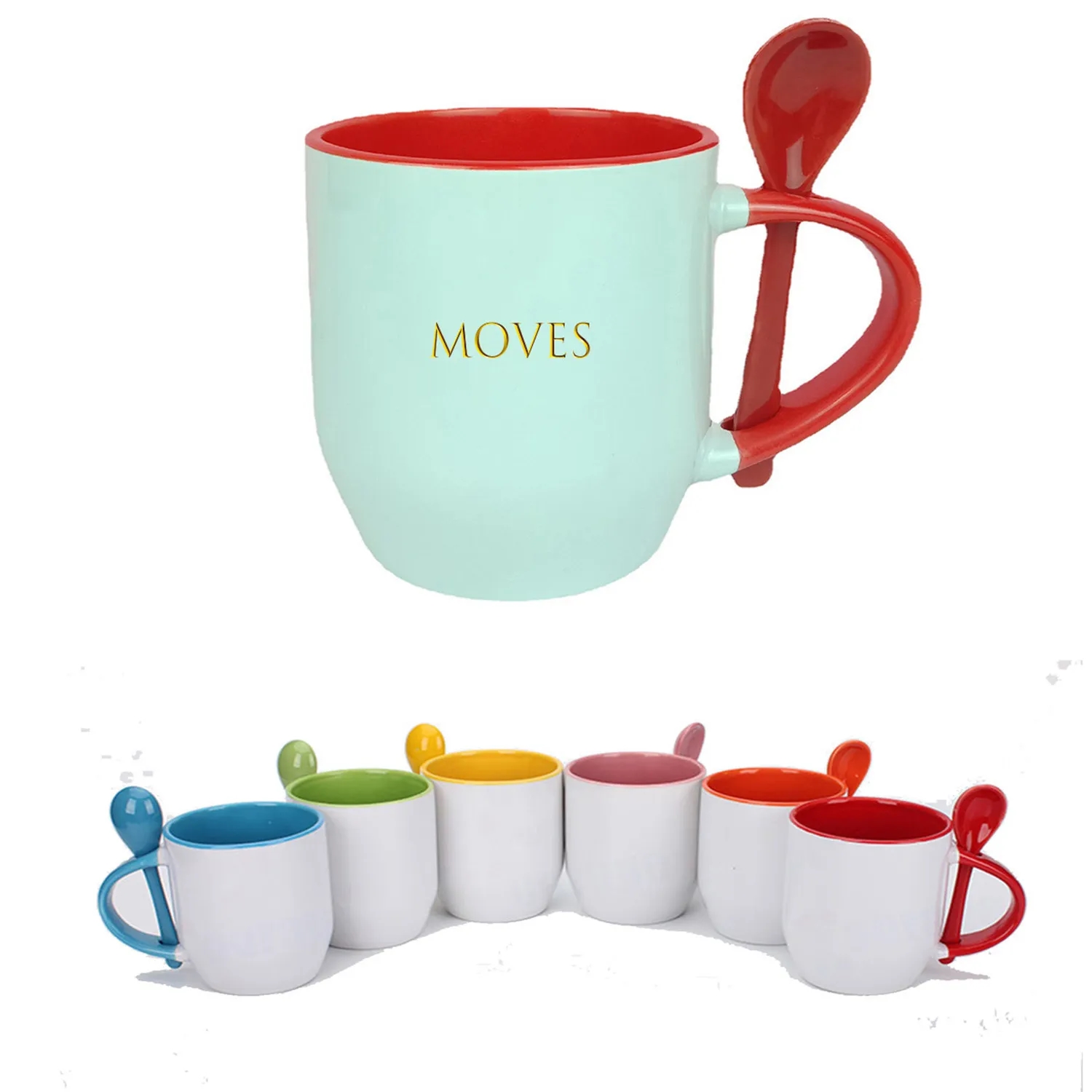 Coffee Mugs With Spoons 1