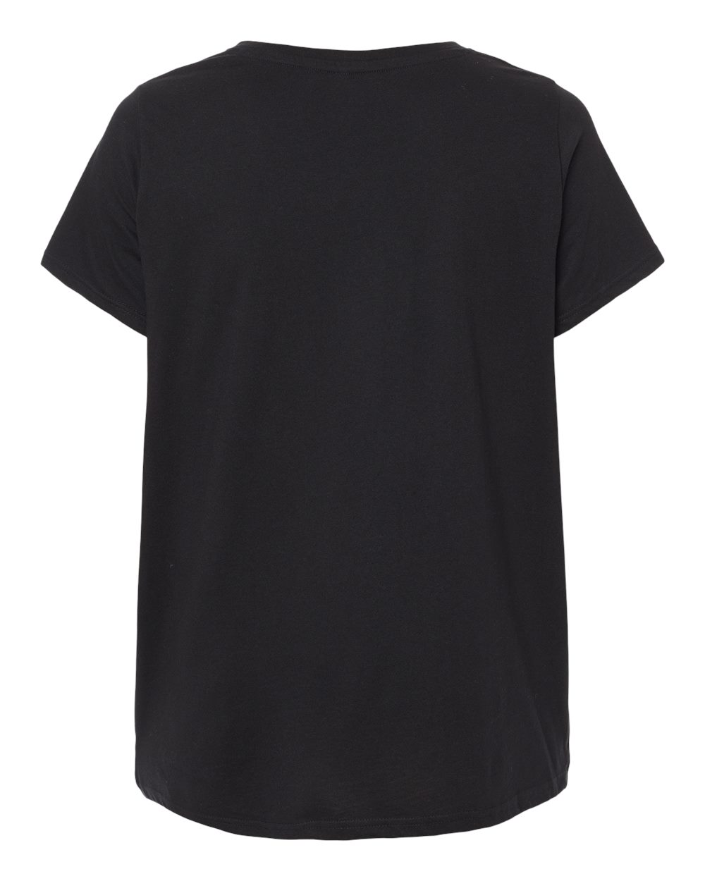 Women's Curvy Collection Fine Jersey V-Neck Tee - 3817 76