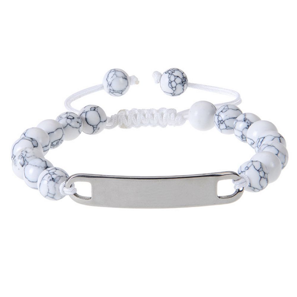 Custom Message Beaded Bracelet 3