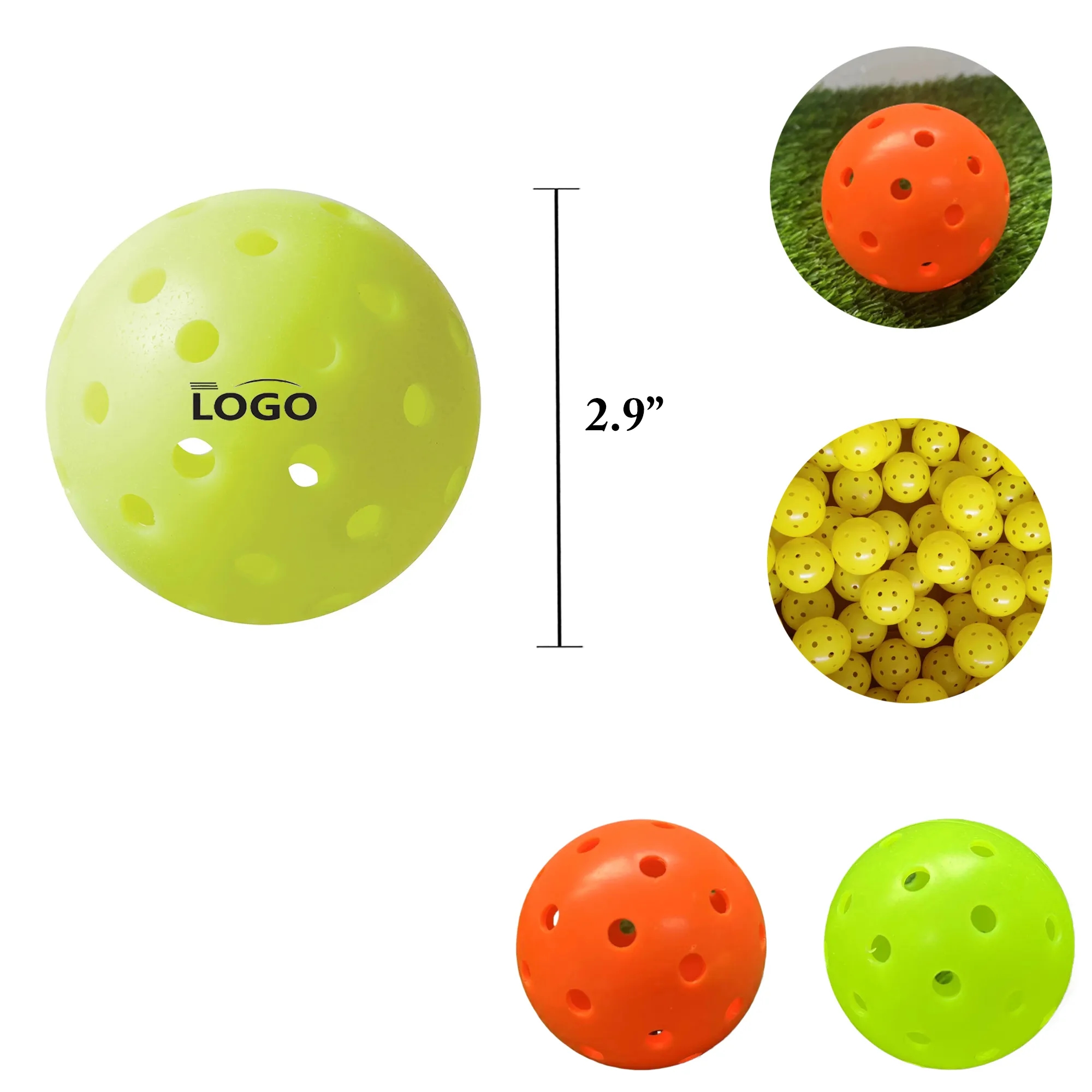 MOQ50 40 Hole USAPA Standard Pickleball 5