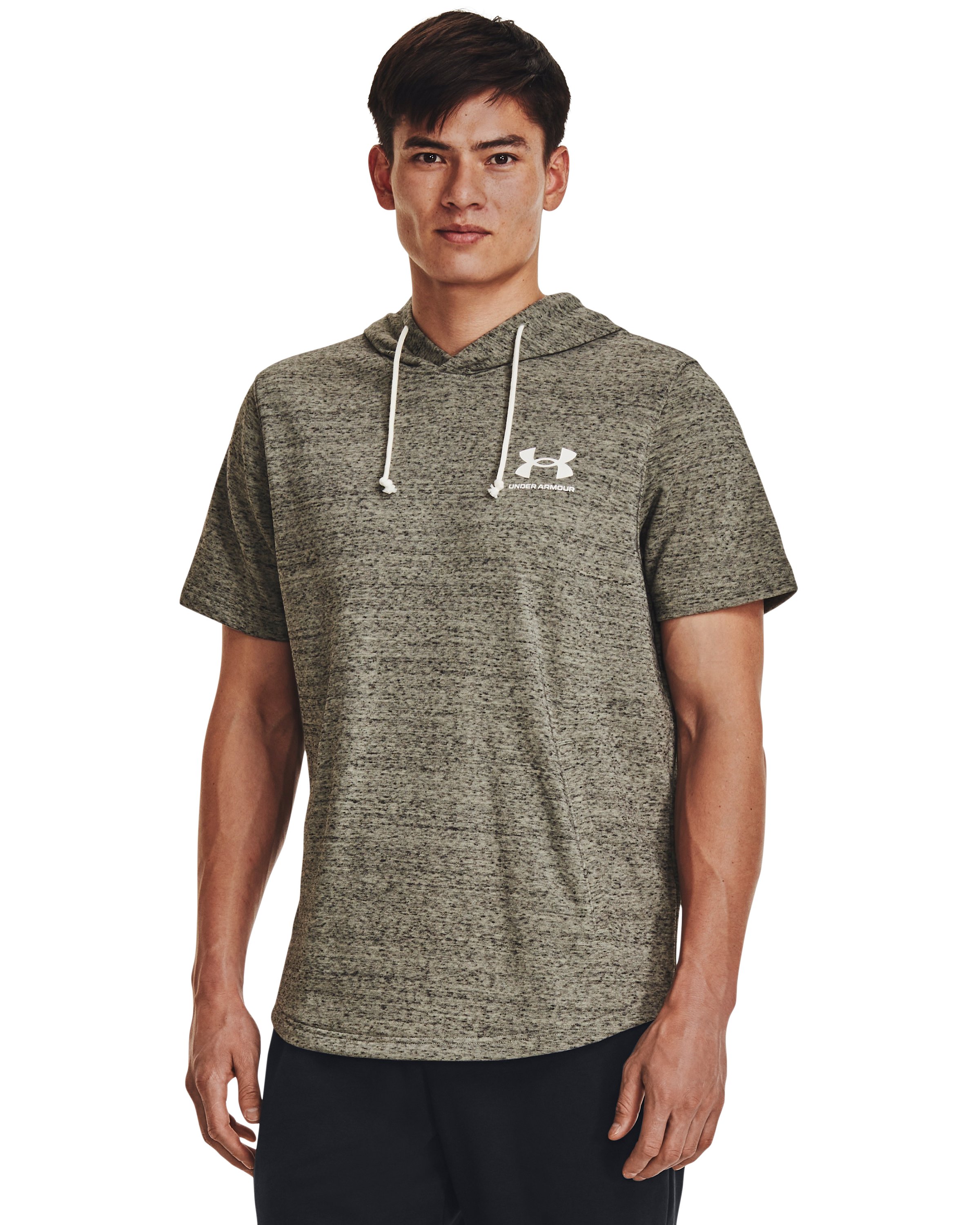UA Rival Terry Men's Short Sleeve Hoodie 19