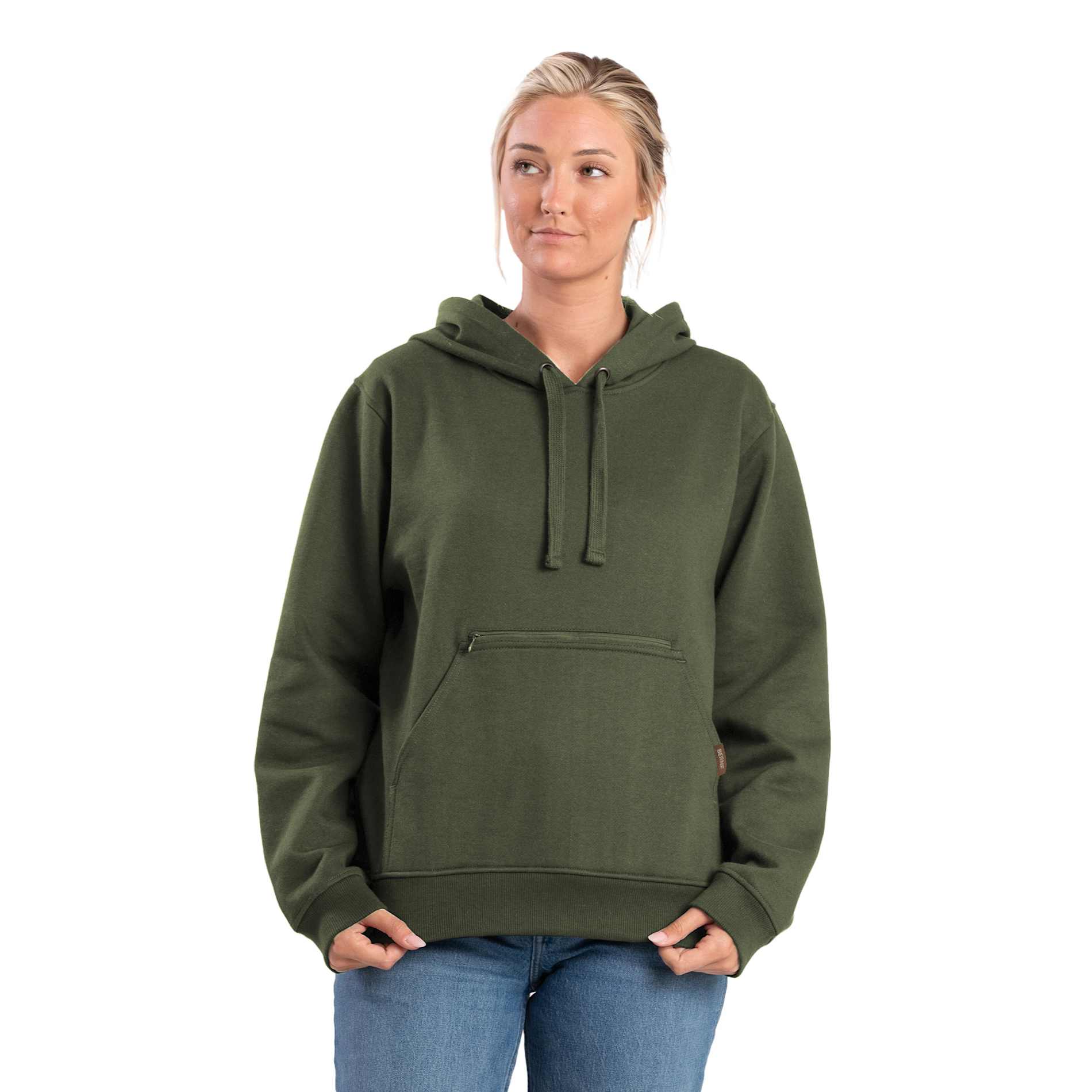 Berne Heritage Zippered Hooded Pullover Sweatshirt - Women's 3