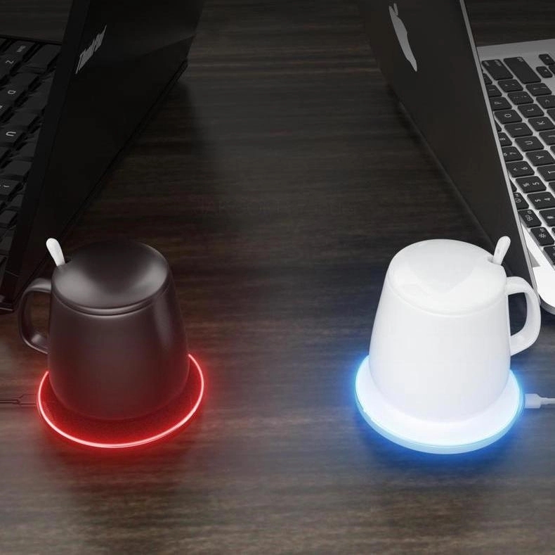 2 In 1 Smart Mug Warmer with Wireless Charger Ember 13