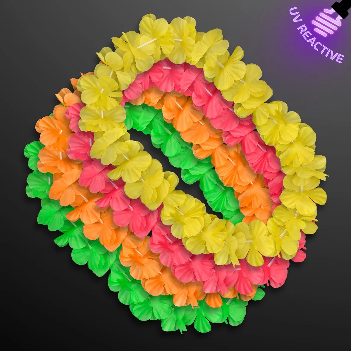Flower Lei Necklace (Non-Light Up) 2
