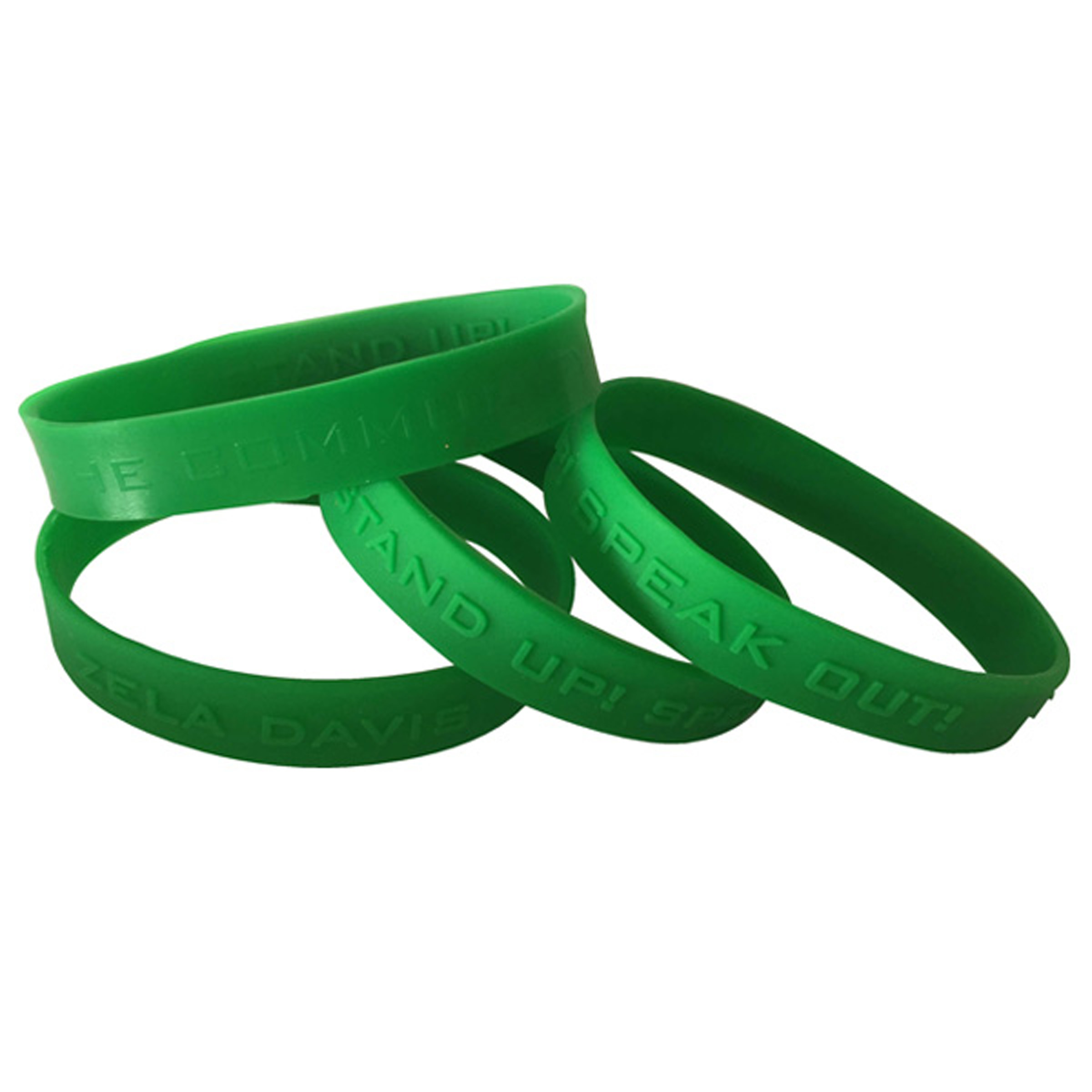 Embossed Silicone Wristband 8