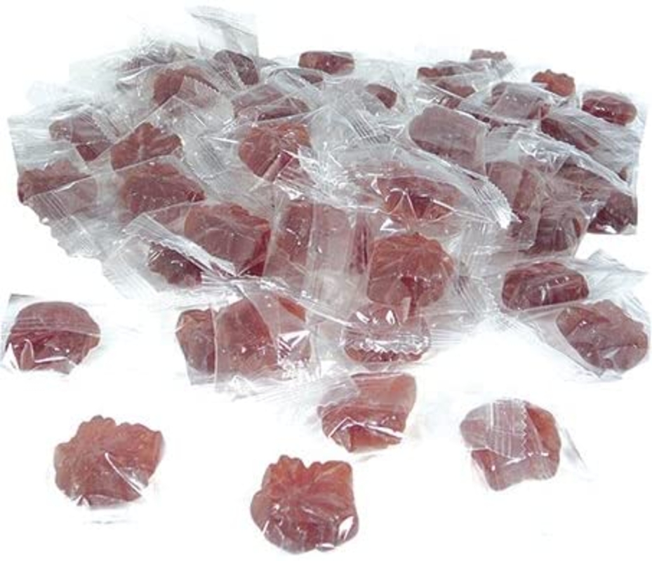 10 Maple Shape Candies In Cotton Bag 4