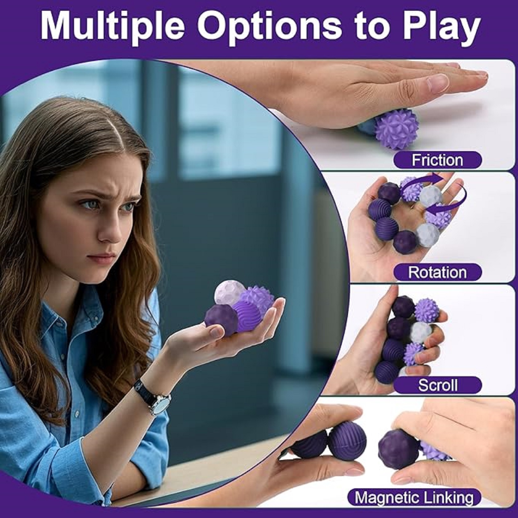 Magnetic Sensory Fidget Ball 5