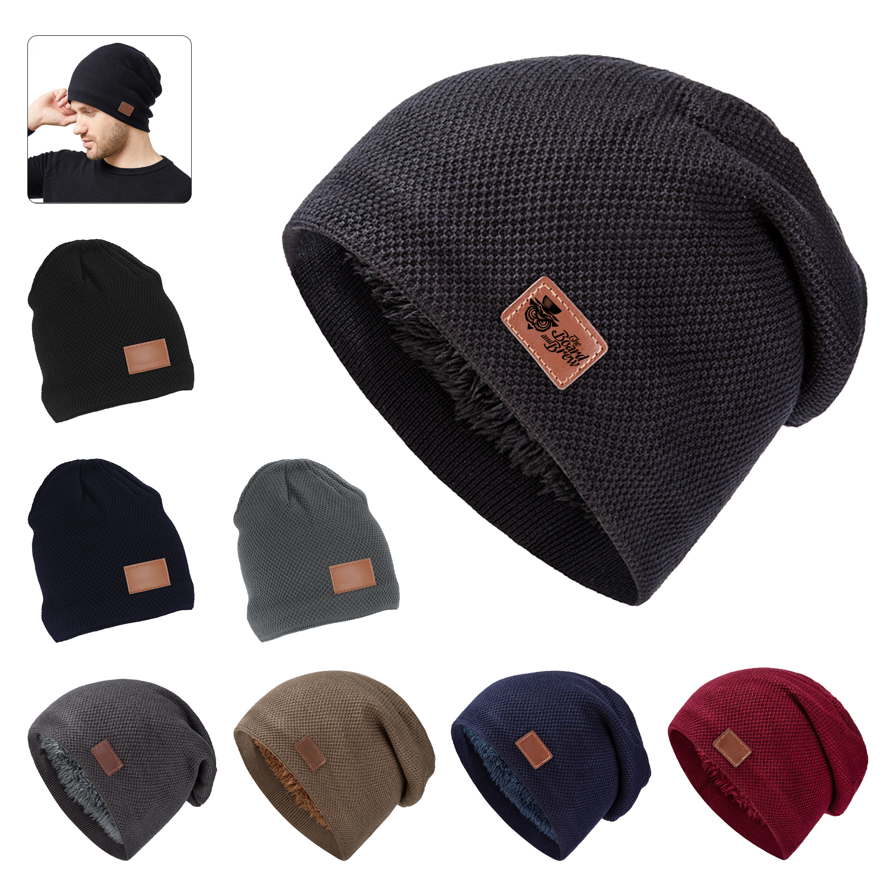 Classic Textured Knit Beanie 2