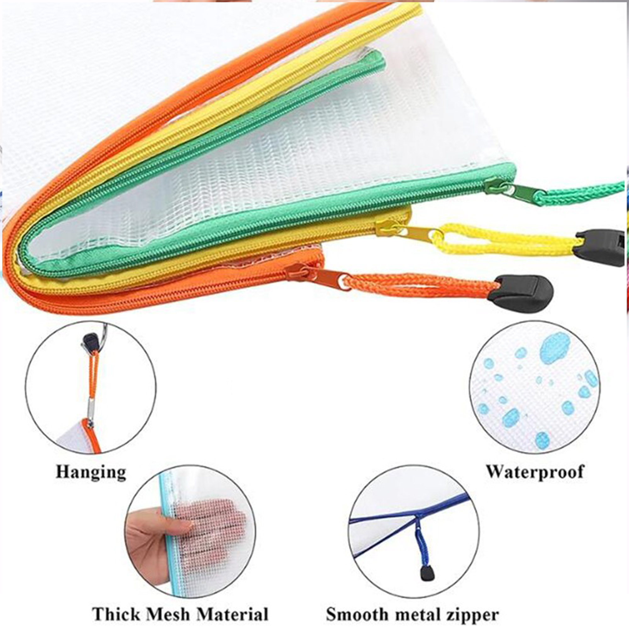 Mesh Zipper Document Organizer Bag 2