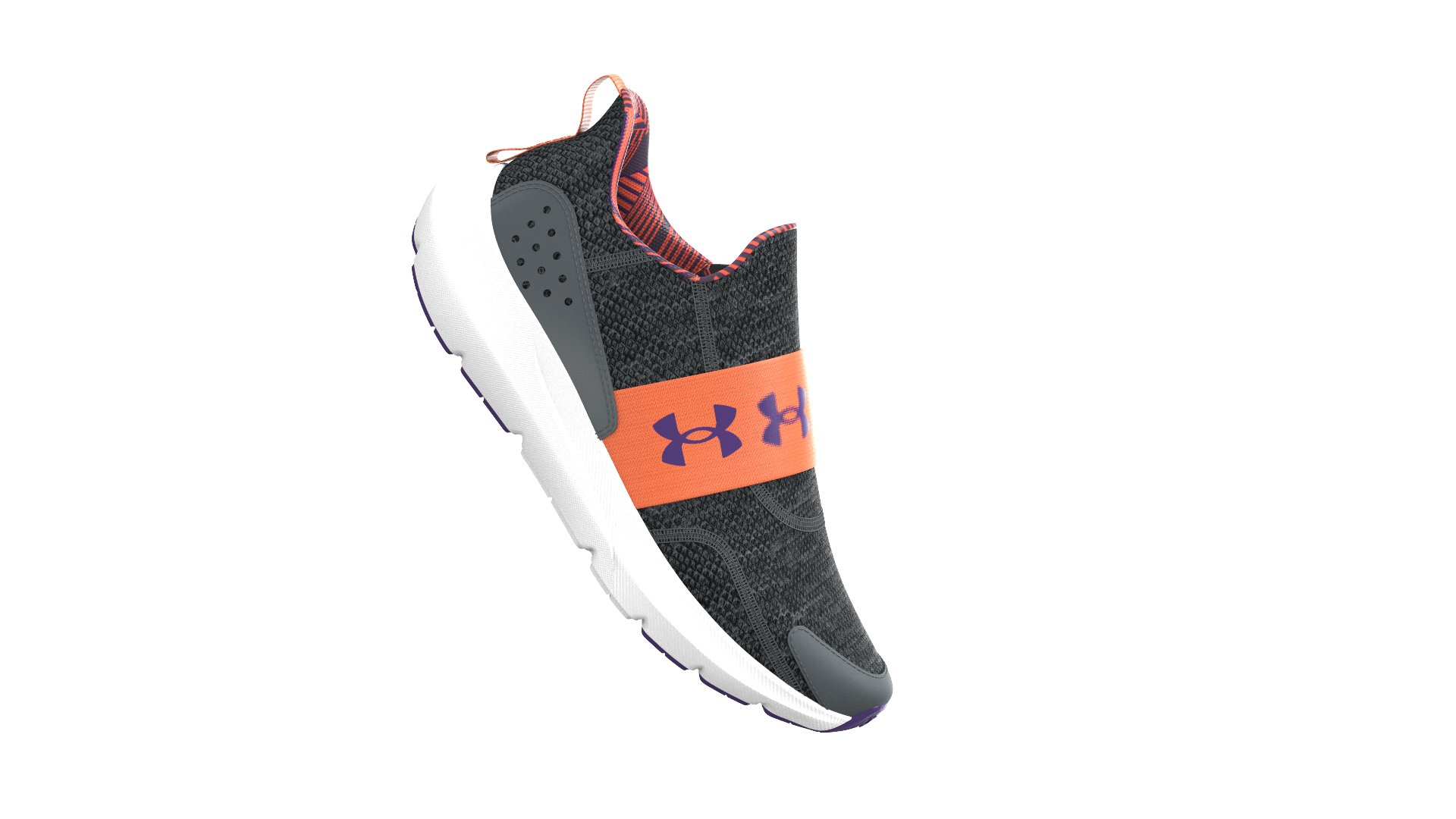 Boys' Grade School UA Surge 3 Slip Running Shoes 2
