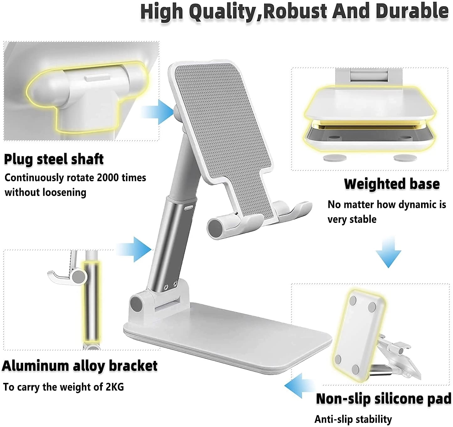 Adjustable Cellphone Tablet Stand Holder 5