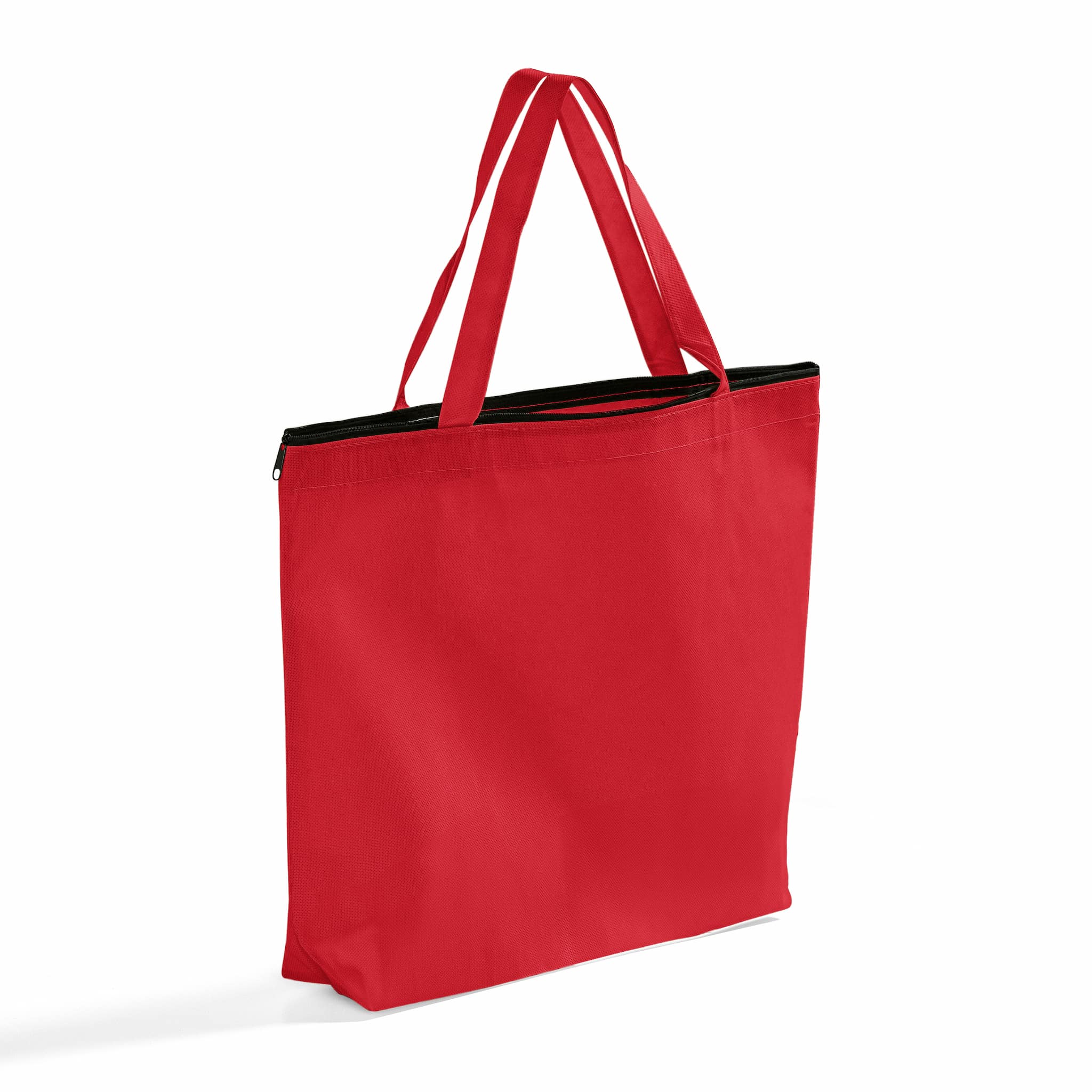Zip-Top Non-Woven Tote Bag 12